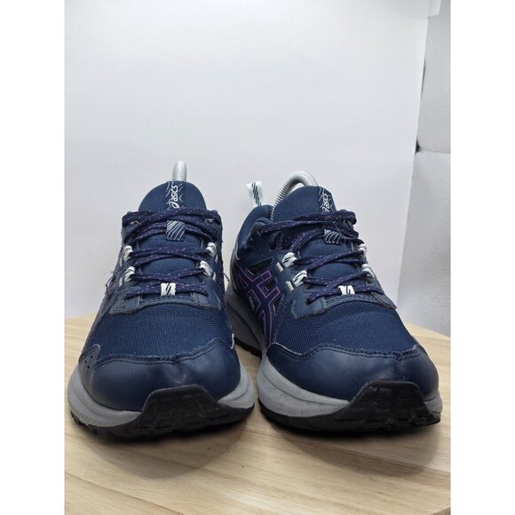 Asics Trail Scout 3 Running Trail Hiking Shoes  Womens SZ 9 US Black/Grey/Salmon - Picture 2 of 9